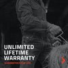 Unlimited lifetime warranty - guaranteed for life