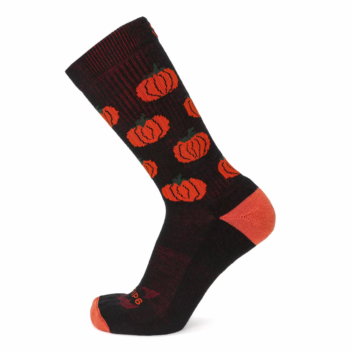 GRIP6 Pumpkin Casual Crew midweight merino wool sock