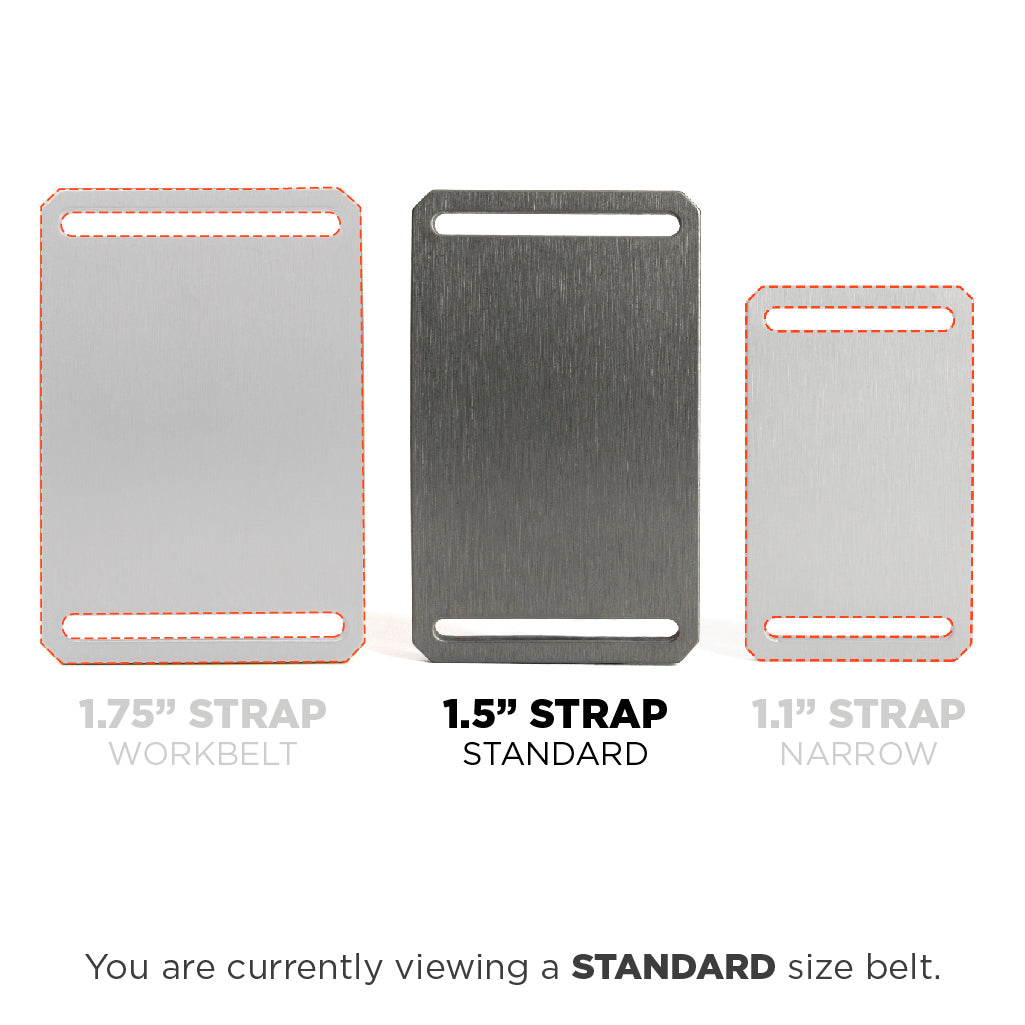 belt buckle size chart