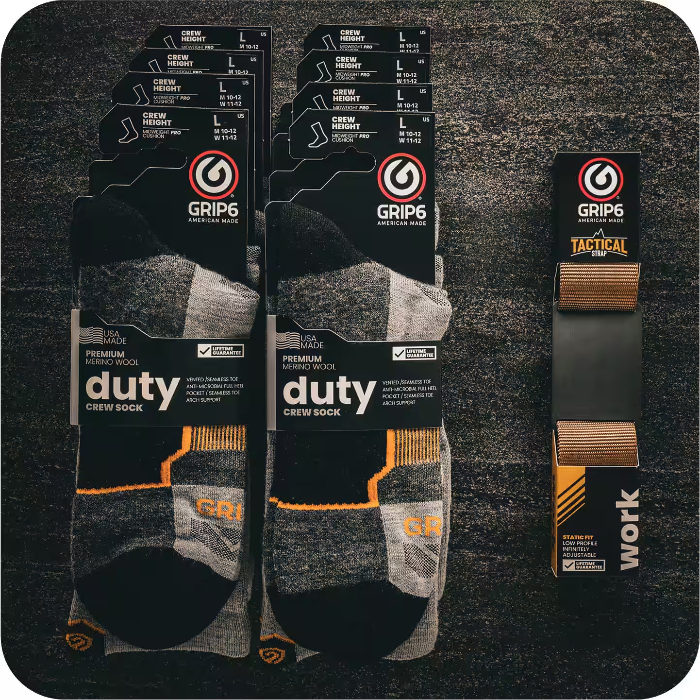 Heavy Duty Dad Pack - Gunmetal