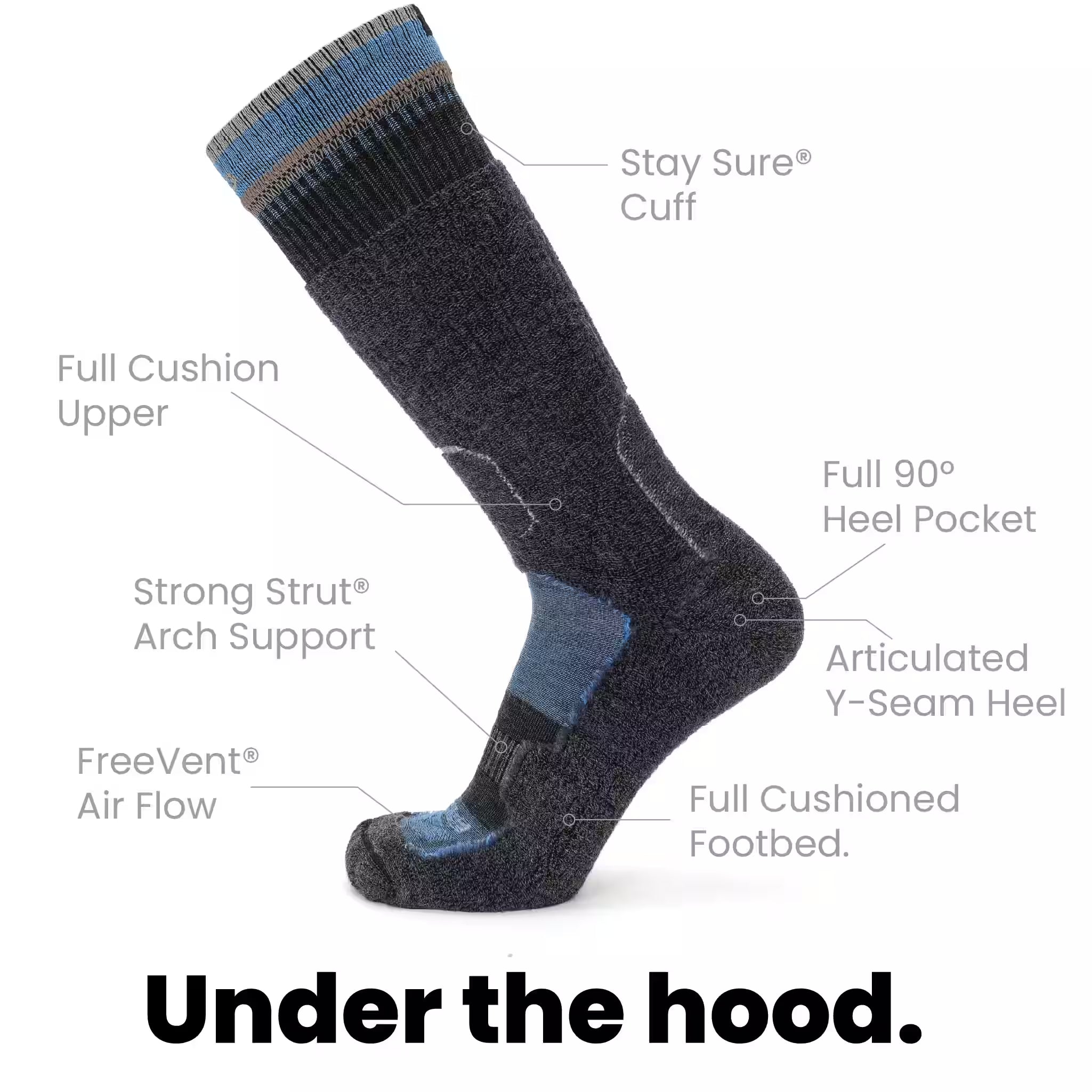 Wader - Hunt Boot Heavyweight Merino Wool Sock