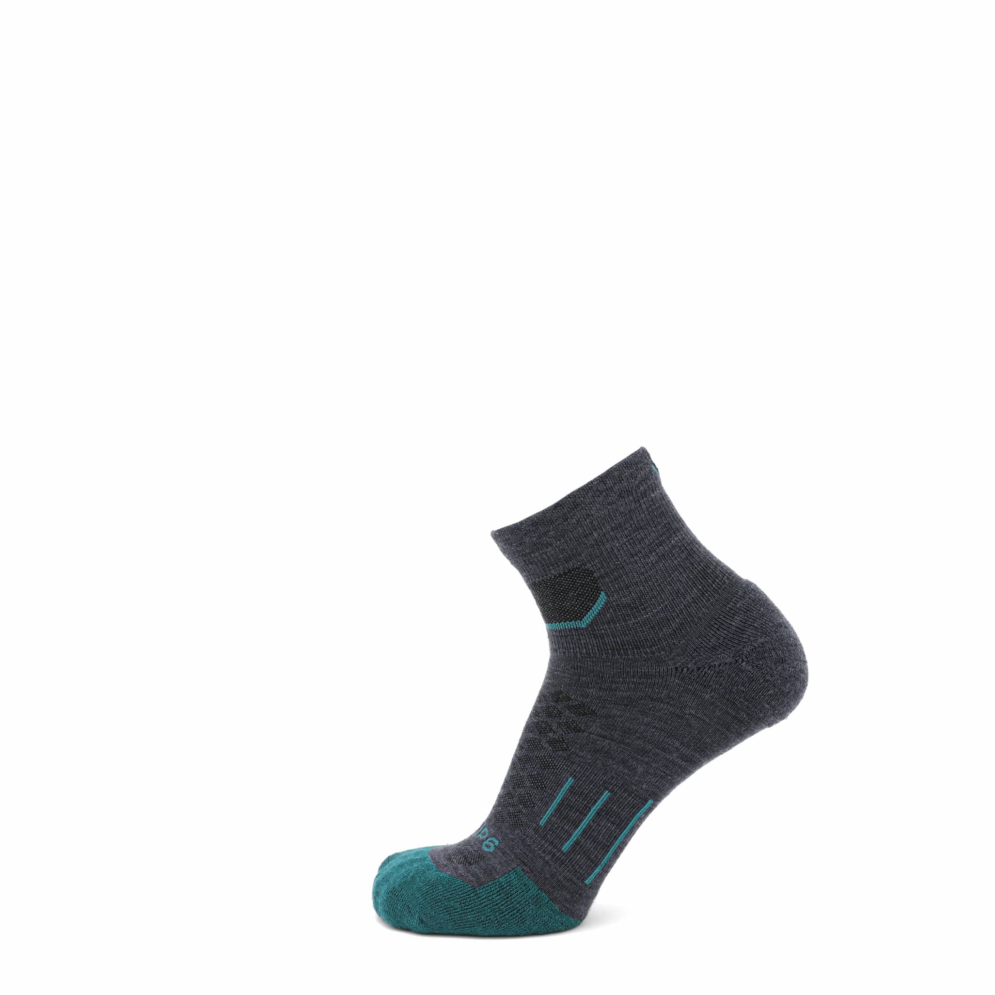 Wave - Run 1/4 Crew Lightweight Merino Wool Sock