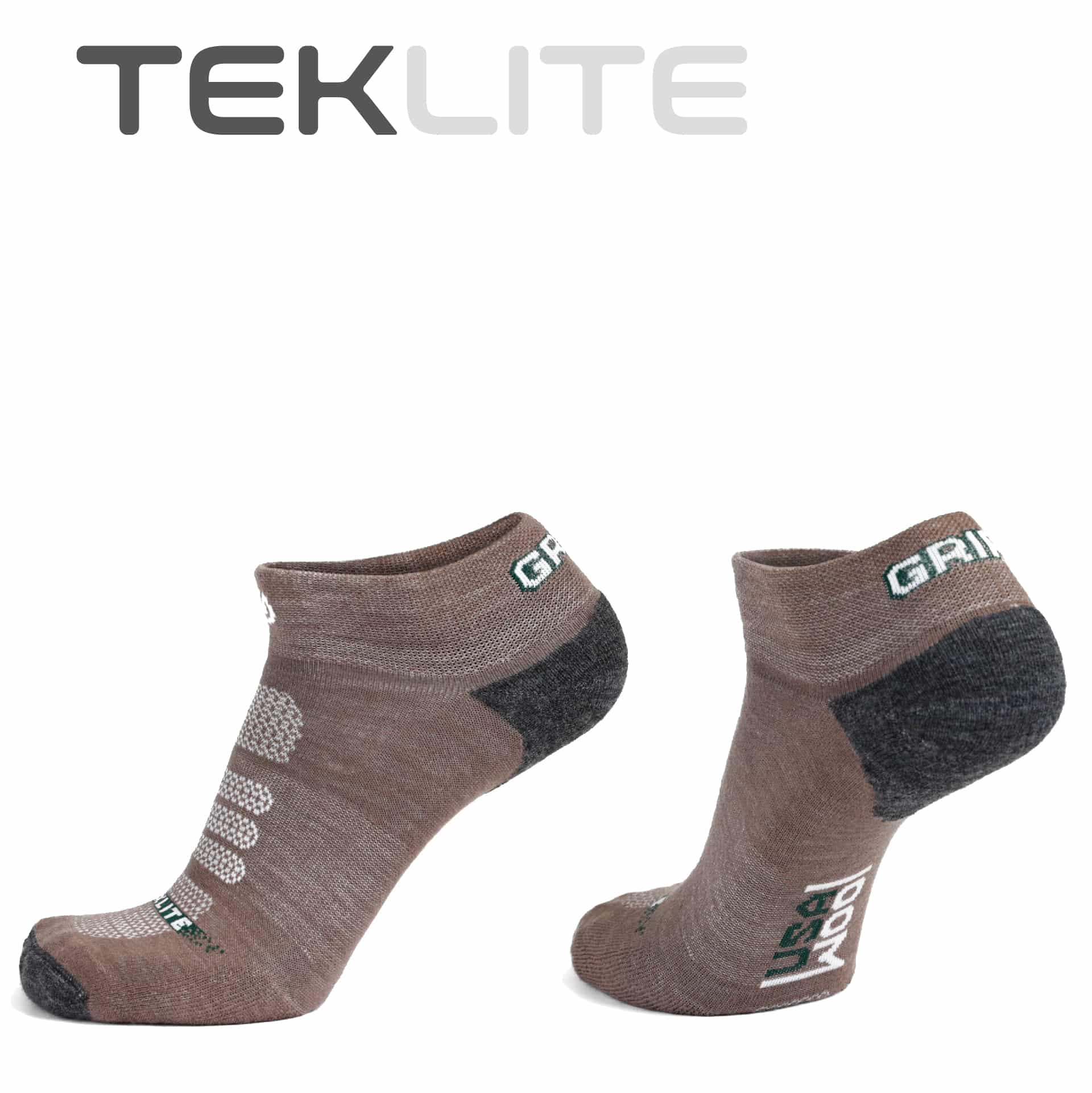Wool Teklite Ankle Sock - Sandstone