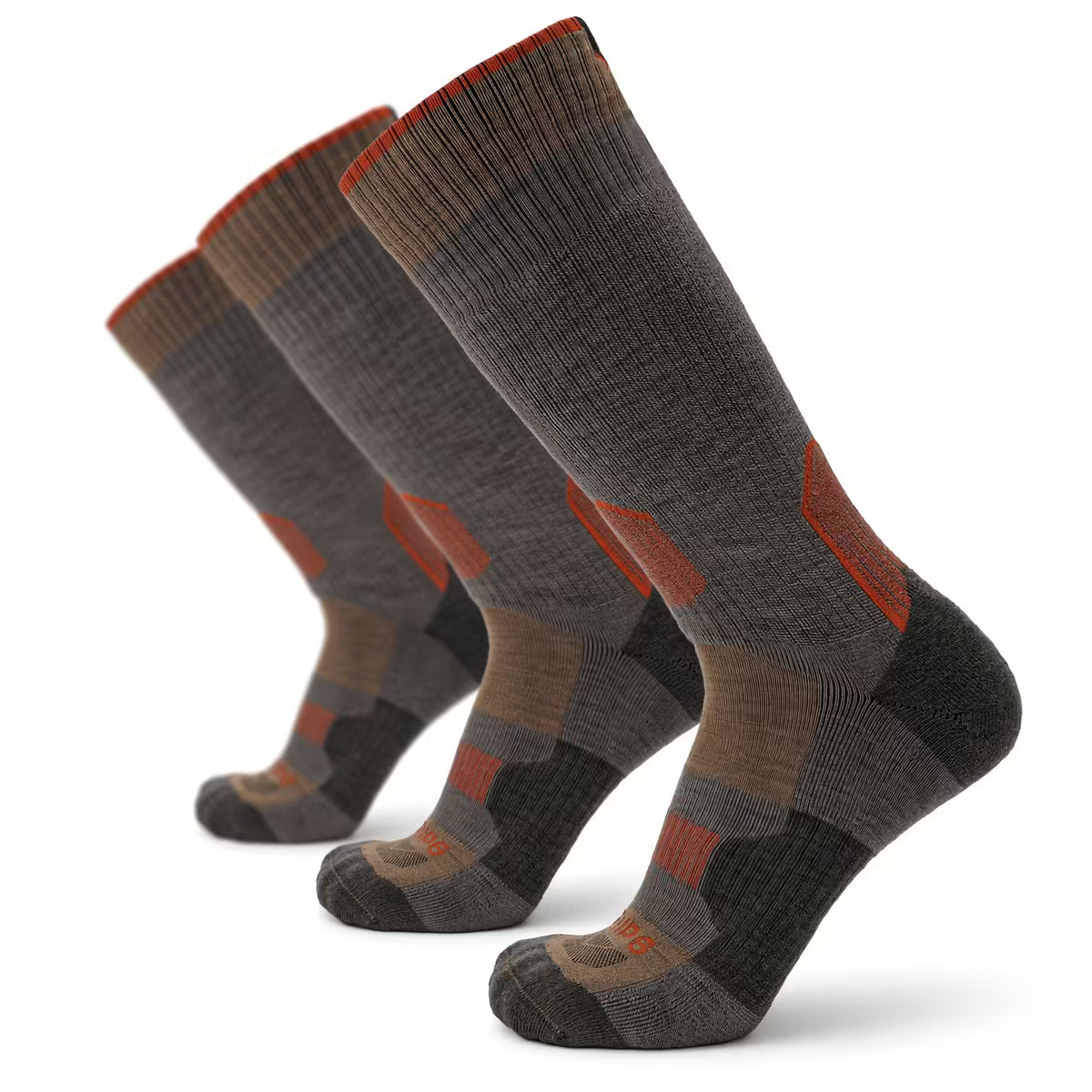 3 Pack Woodland - Hunt Boot Heavyweight Merino Wool Sock