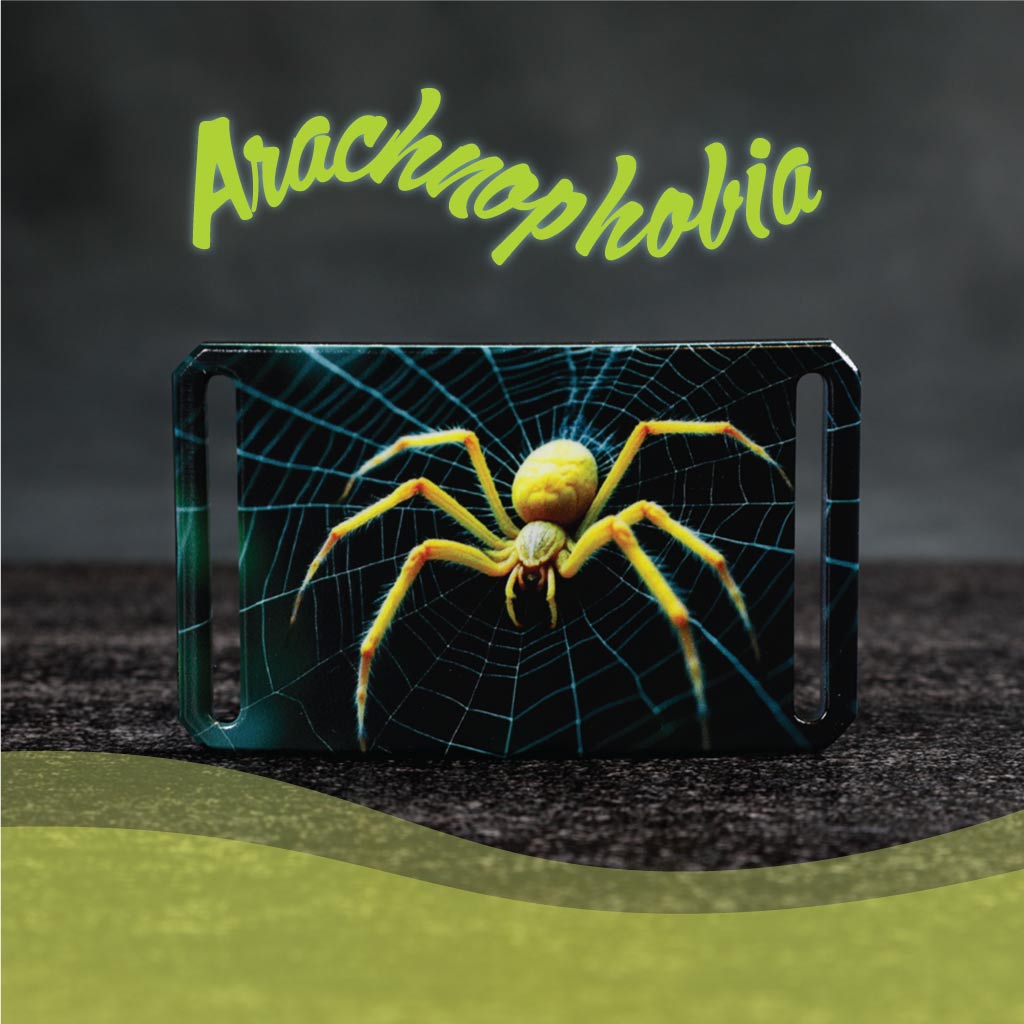 Arachnophobia Halloween Buckle