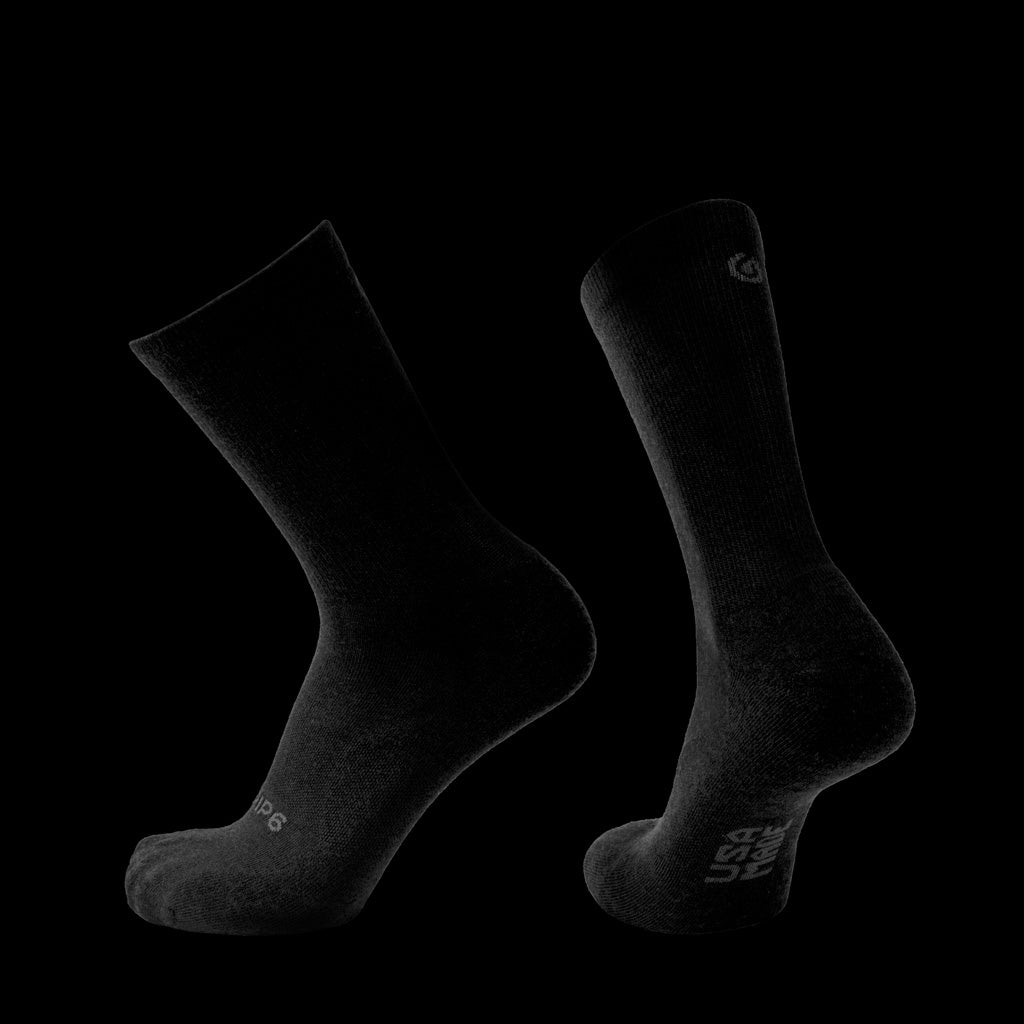 black wool socks