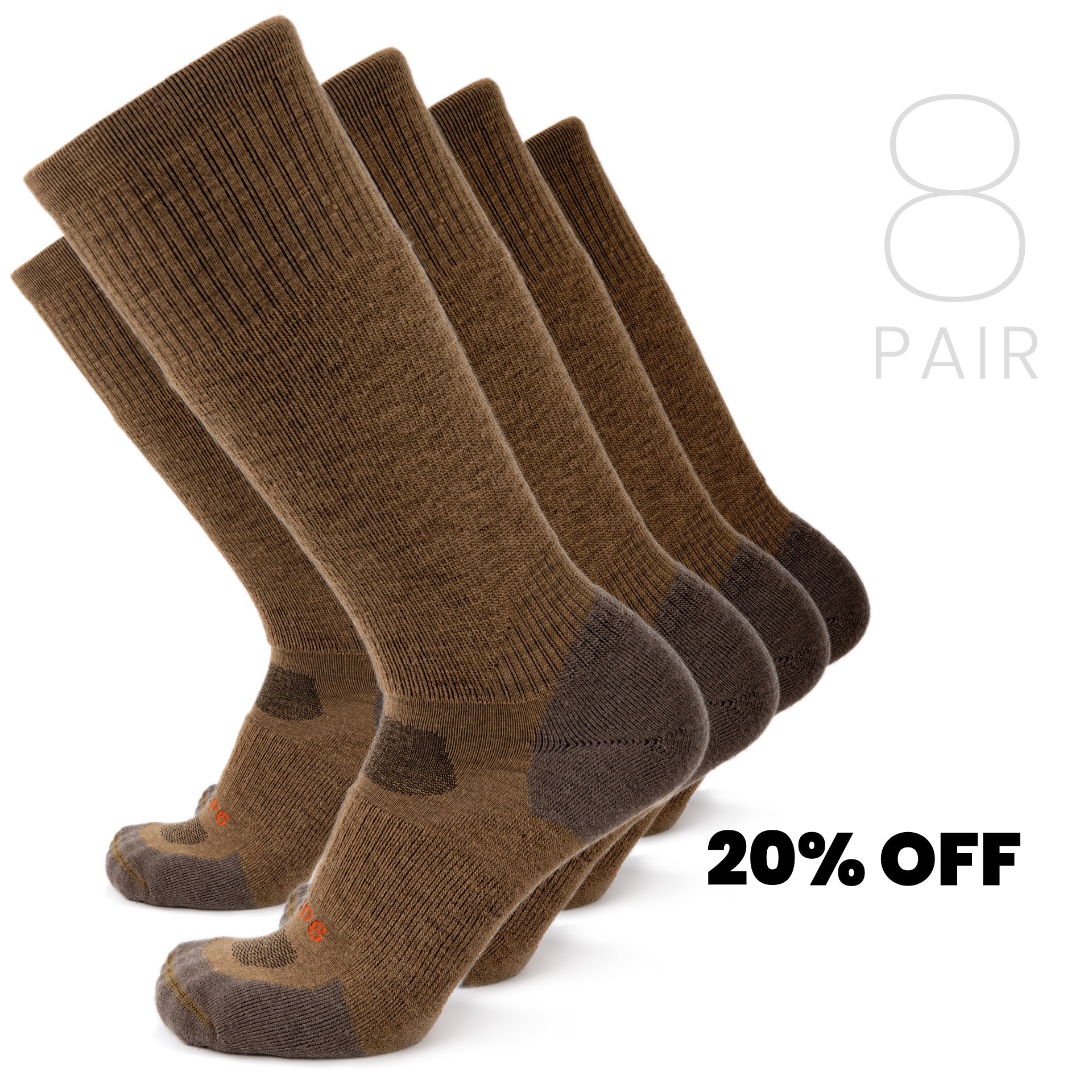 Wool Boot Sock - Coyote