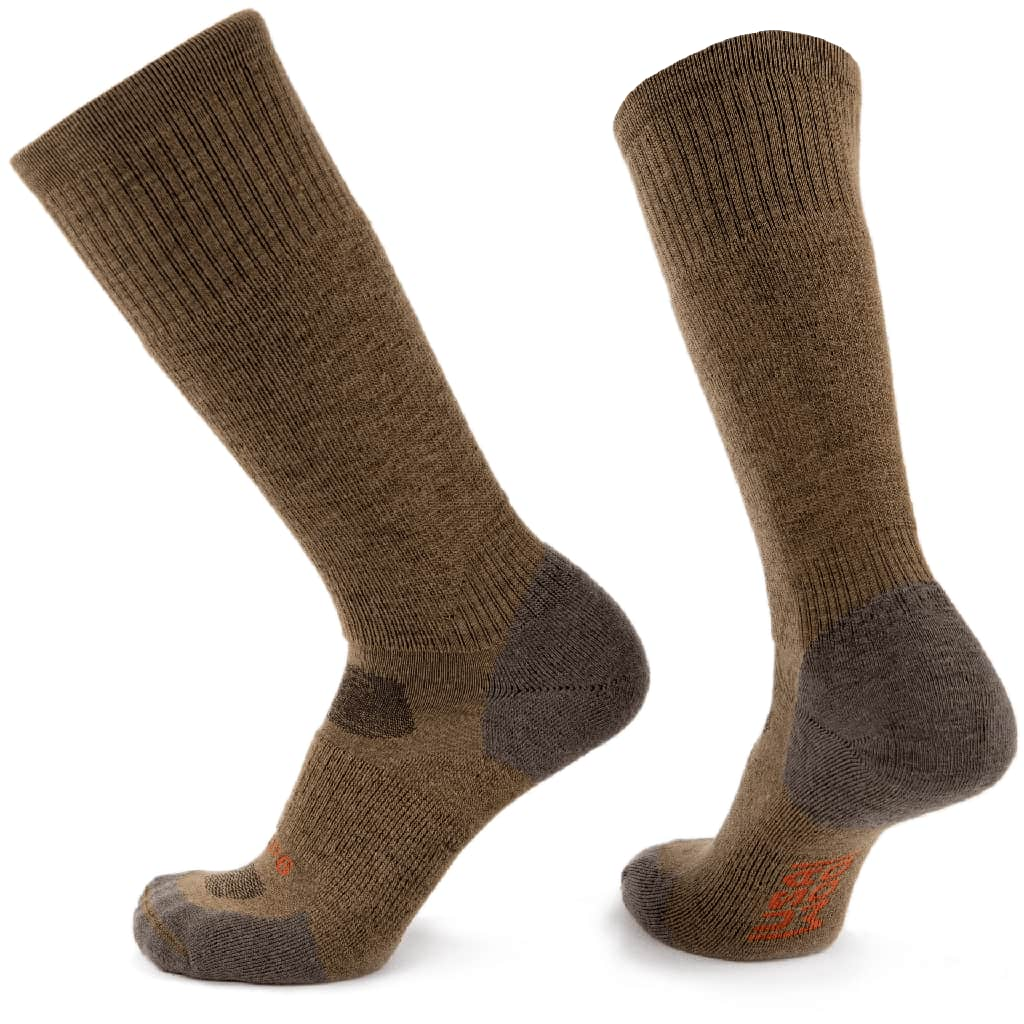 brown boot socks