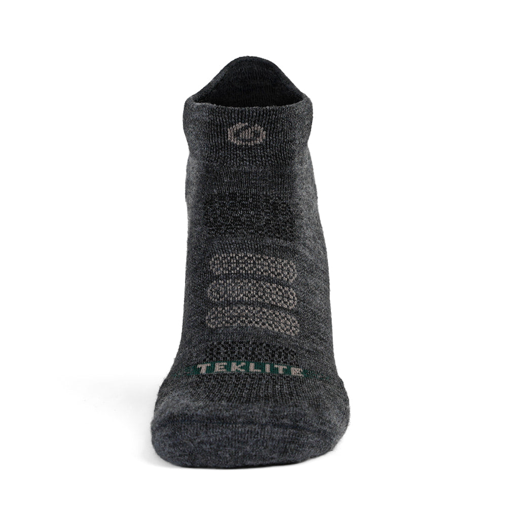 Wool Teklite Ankle Sock - Anthricite