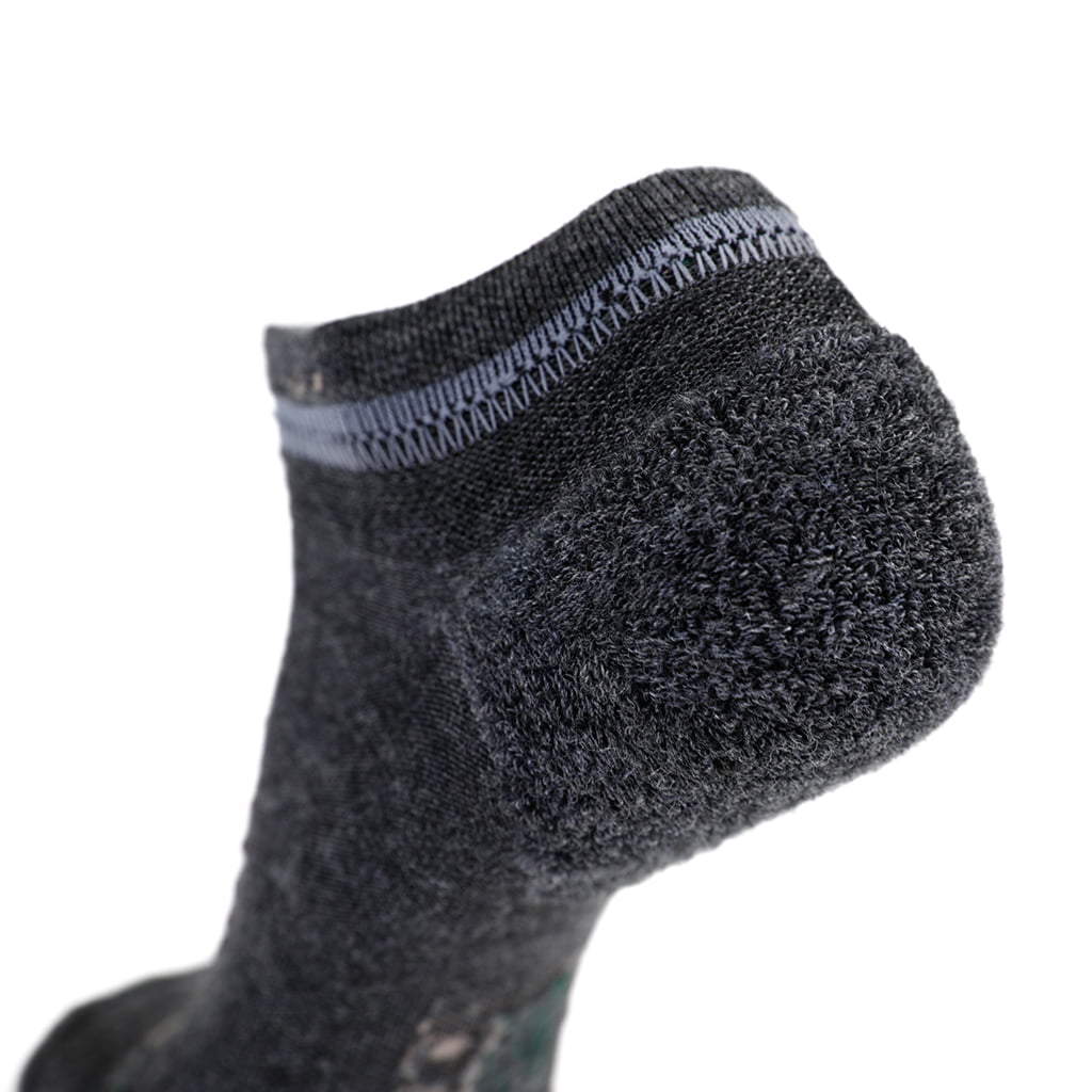 Wool Teklite Ankle Sock - Anthricite