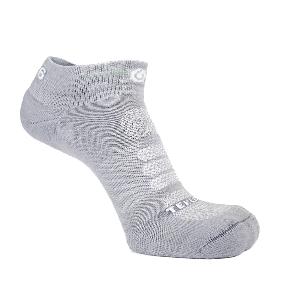 Wool Teklite Ankle Sock - Silver Lining