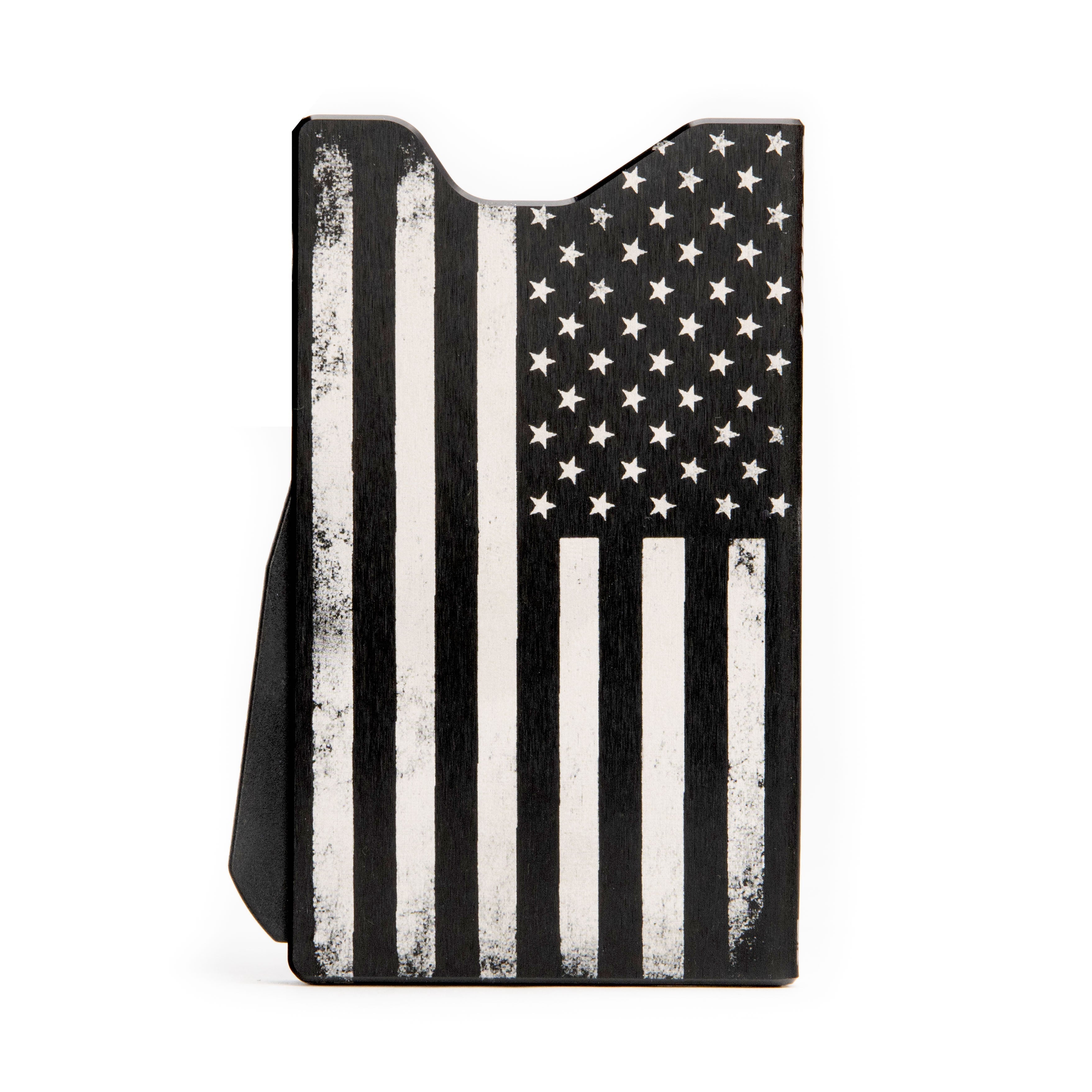 USA Black Flag Wallet