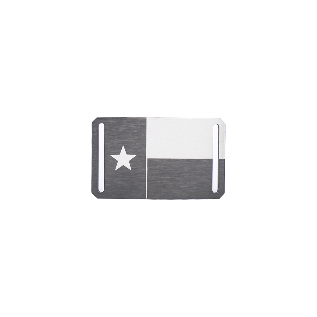 Narrow Texas Flag Belt Buckle